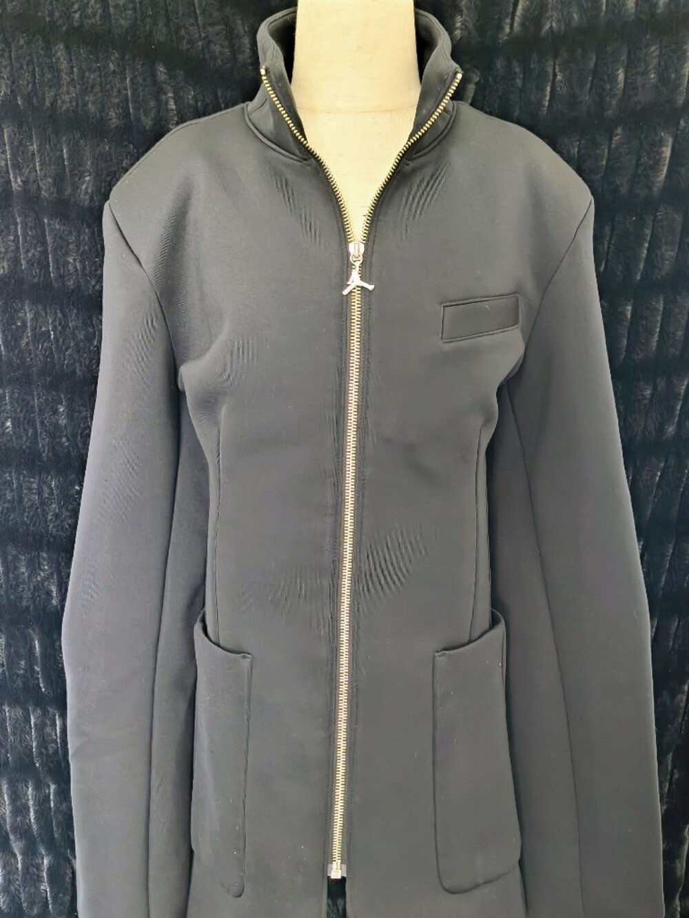 Jordan Flight Premium Loose Fit Full-Zip Jacket Black - Size XS